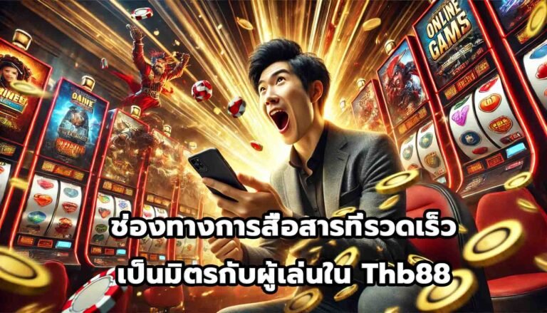 ช่องทางการสื่อสารที่รวดเร็วและเป็นมิตรกับผู้เล่นใน Thb88-12