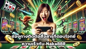 ช่องทางติดต่อสื่อสารที่ตอบโจทย์ความเร็วกับ Naka888-11